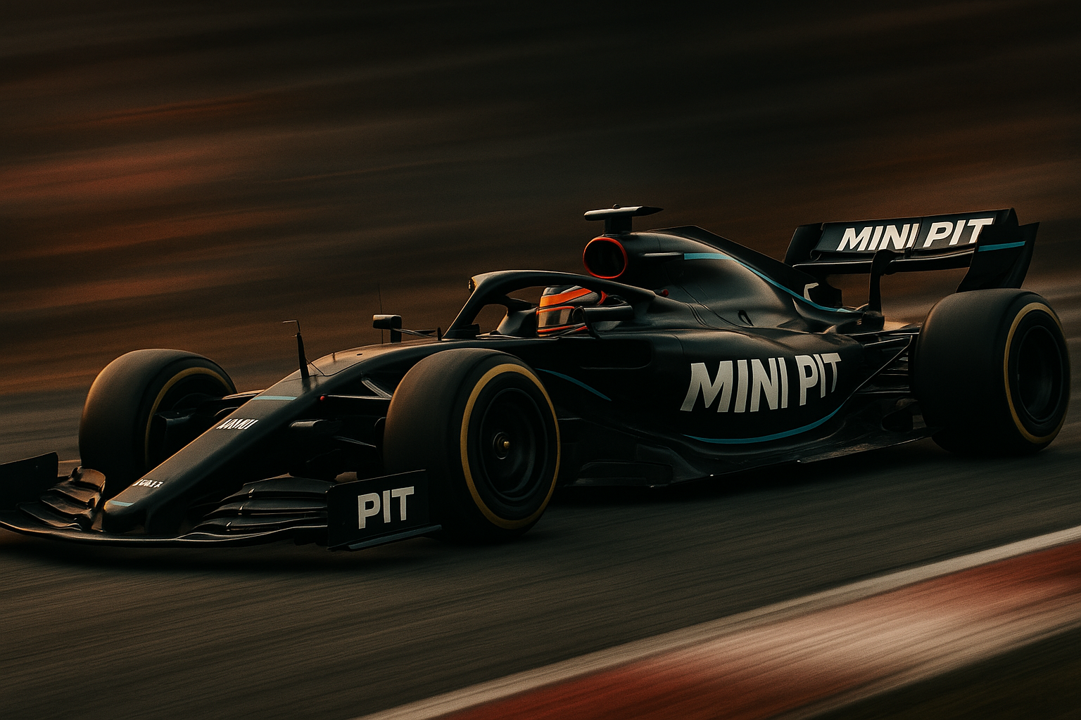 F1 Car “Mini Pit” logo